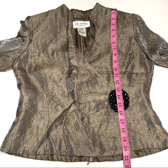 J.R. Nites by Carol Lin Women’s Blazer Jacket - Picture 4 of 11